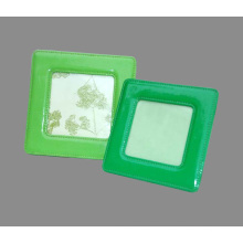 Cuadros cuadrados de cuero verde de la PU para 4 X4 "Cuadro